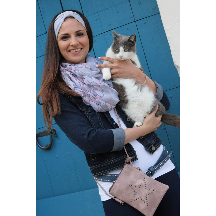 Сумка жіноча styleBREAKER Mini зірочка бордовий, сумка на плече, крос-боді, клатч 02012235