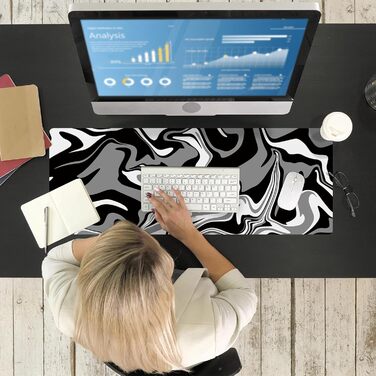 Ігрова мишка Pad Ovenbird з картою, XL, 80 x 30 см, чорний