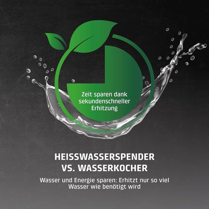 CASO HW 660 Hot Water Dispenser - Test Result: very good - hot water in seconds - saves up to 50% energy compared to kettles - 8 volume settings - kettle with temperature control