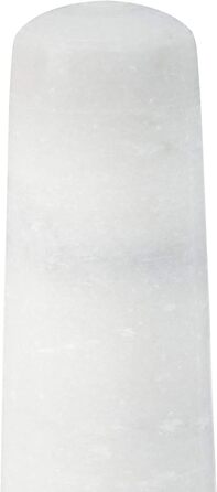 Морська гарма Relaxdays з ступкою, біла, 10 см, 120 мл - для спецій та трав