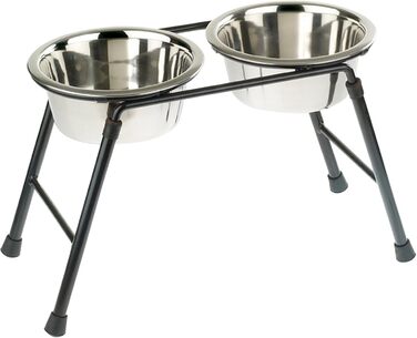 Подвійний годівниця для тварин Classic Pet Products з нержавіючої сталі, 1600 мл, 300 мм, VIT-36757
