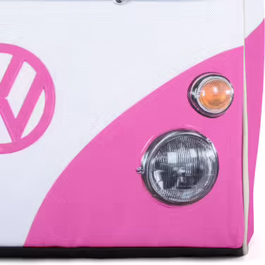 Board Masters - Volkswagen Insulated Cooler Bag/Box/Thermal Bag/Camping Cooler/Picnic Bag T1 Bulli Bus Pink VW T1 Bus