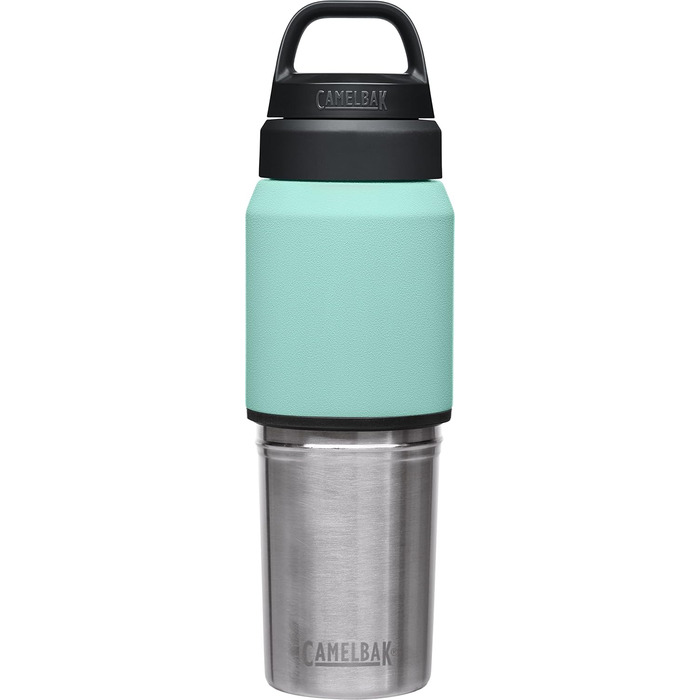 Camelbak Multibev Stainless Steel Vacuum Insulated Thermos Bottle (Coast/Lagoon, 503 ml)