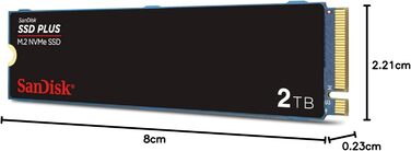 SSD SanDisk Plus 2TB NVMe PCIe Gen 4.0: Швидкий та надійний накопичувач з гарантією 5 років