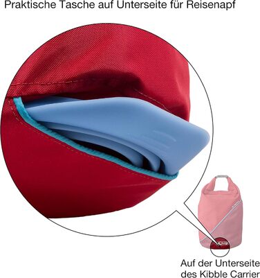 Kurgo Futterbeutel для собак, сумка для корму, сумка для тренувань - блакитна, 118 г