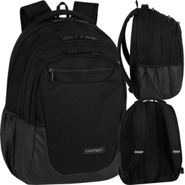 Великий місткий підлітковий шкільний рюкзак Soul Black CoolPack, чорний