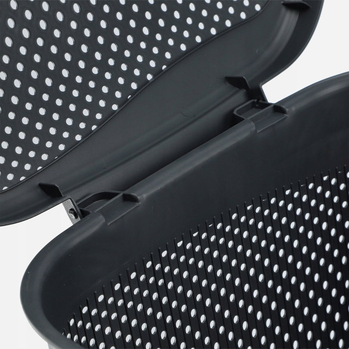 Кошик для білизни KADAX з кришкою, 55 л, сірий