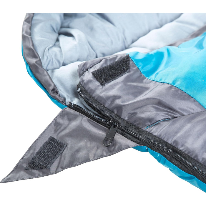 Спальний мішок Trespass Doze DREI на 3 сезони, 230x85x55 см, універсальний розмір, кобальтово-синій