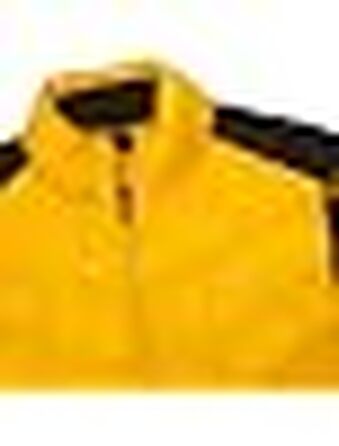 Чоловіча гібридна гольф-куртка Calvin Klein Frontera на блискавці, чорна (XXL, Mustard)