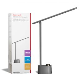 Компактна світлодіодна настільна лампа Honeywell H01 Pro з портом для зарядки USB-C, сіра