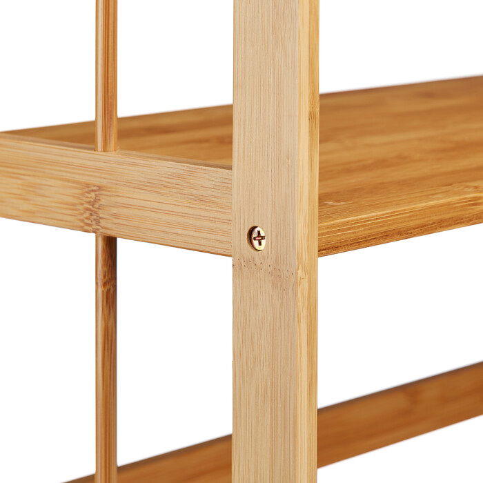 Relaxdays Bamboo Shelf