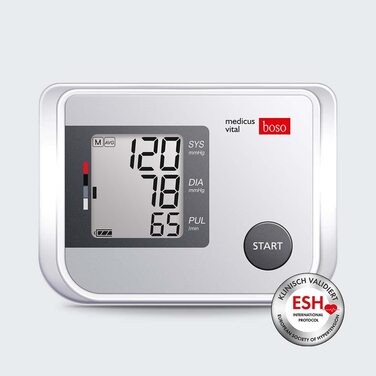 Тонометр BOSO medicus vital для вимірювання артеріального тиску на плечі, 1 шт.