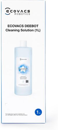 Робот-пилосос ECOVACS DEEBOT T30C Pro Omni GEN 2 з функцією миття, 15400Pa потужність всмоктування, автопорожнення, гаряча сушка, 200 хвилин роботи, ідеальний для шерсті тварин та килимів (T30C PRO Iteration), 1 л миючого розчину ECOVACS