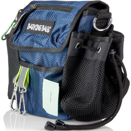 Сумка для собак, стильна, водонепроникна, з органайзером для ласощів та відходів (Блакитна)