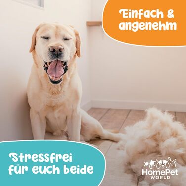 Двостороння щітка для собак і котів HomePetWorld 2 в 1 - для догляду за довгою та середньою шерстю, видаляє підшерсток та запобігає утворенню ковтунів