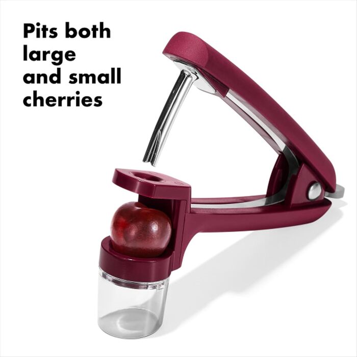 OXO Good Grips Cherry and Olive Pitter - Beet