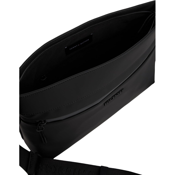 Чоловіча сумка через плече Tommy Hilfiger, месенджер, чорна (Black)