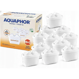 Смінні фільтрувальні картриджі для глечика Aquaphor Maxfor+ H, 12 шт.