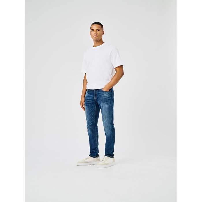 Джинси чоловічі Only Sons O&S Slim Fit Stone Washed Denim Stretch 33W/32L Середньо-сині