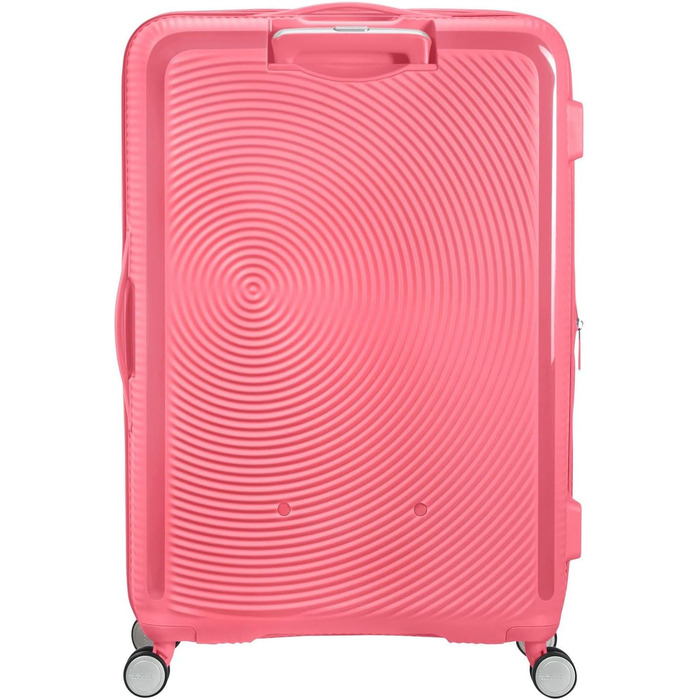Чемодан American Tourister Soundbox Spinner L, 77 см, Розширюваний, Рожевий (Sun Kissed Coral)