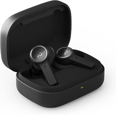 Bang & Olufsen Beoplay EX: Бездротові Bluetooth навушники з шумозаглушенням, чорні. До 28 годин роботи, водонепроникні для спорту та повсякденного використання з кейсом для зарядки
