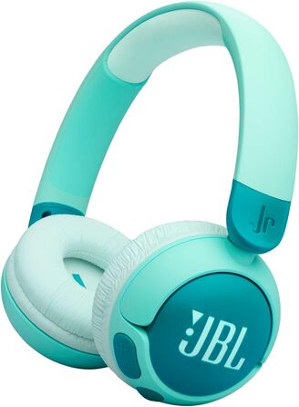 Навушники JBL Junior 320 BT - Бездротові Bluetooth навушники для дітей з мікрофоном, 50 годин, JBL Safe Sound, зелені