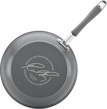 Набір посуду Rachael Ray Cucina, 12 предметів, антипригарний, сірий Sea Salt