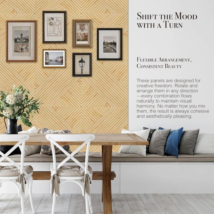 Акустичні настінні панелі Soon Global для звукоізоляції, декоративні звукопоглинаючі панелі, 121,9 x 81,3 см, колір Блакитно-зелений Аура (Harvest Cross)