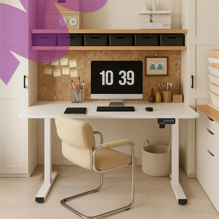 Електричний стіл Spacetronik 120x60 см, регулювання висоти 73-118 см