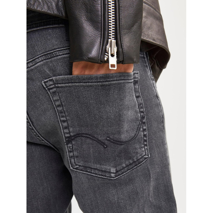 Джинси чоловічі JACK & JONES Glenn Original Slim Fit, чорний денім (36W/36L)