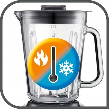 Стаціонарний блендер Tefal BL811D38, 1200 Вт, сріблястий/сірий