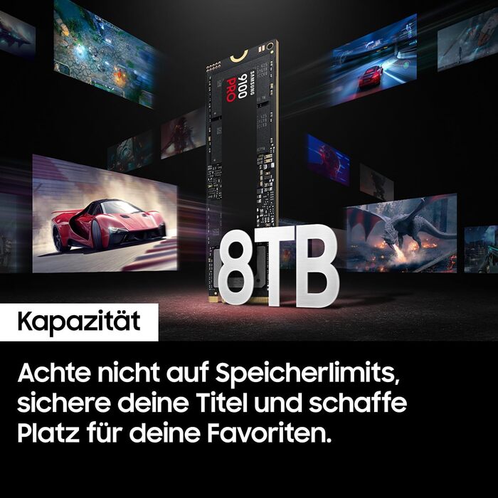 SSD Samsung 9100 PRO 2TB NVMe M.2 PCIe 5.0 – Швидкість до 14700 МБ/с, для геймінгу, відеомонтажу та AI