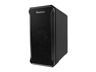 Корпус для ПК Genesis Irid 503 micro ATX, чорний, з вікном