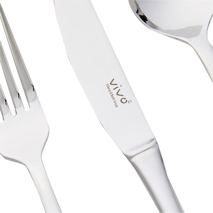 vivo by Villeroy & Boch New Sweet Basic Cutlery Set, 30 Pieces