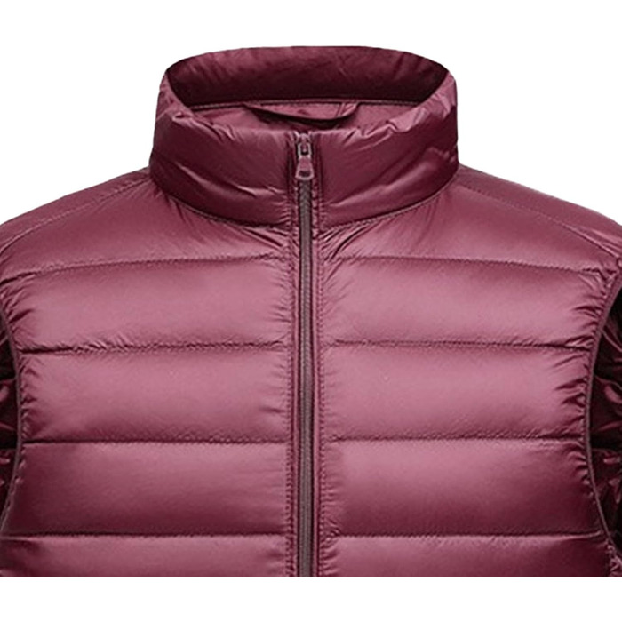 Чоловіча тепла безрукавка з пуху, стегана, водонепроникна, для активного відпочинку, червона M