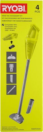 RYOBI 4-Piece Nozzle Set 5132005358 RAK04FC (compatible with R18HV)
