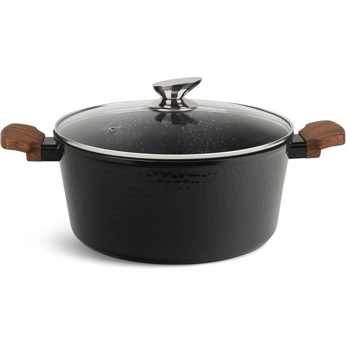 Набір каструль та сковорідок Edenberg 12 предметів з антипригарним покриттям (індукційні)