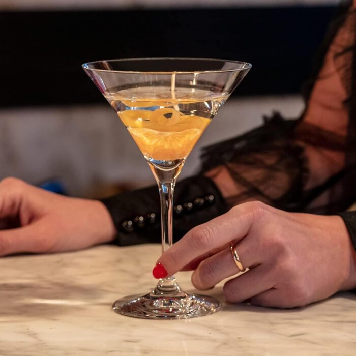 Набір коктейльних склянок Krosno Martini Glass | 6 шт. | 240 мл | Avant Garde | Для дому, ресторанів та свят | Можна мити в посудомийній машині