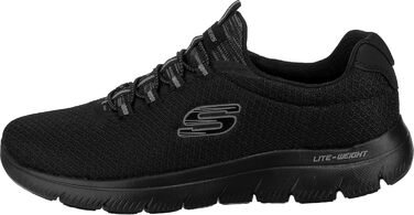 Чоловічі кросівки Skechers Summits - спортивні, широка колодка, блакитно-чорні, 43 EU