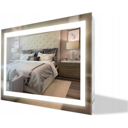 LED-дзеркало у ванну кімнату з підсвіткою, 120x120