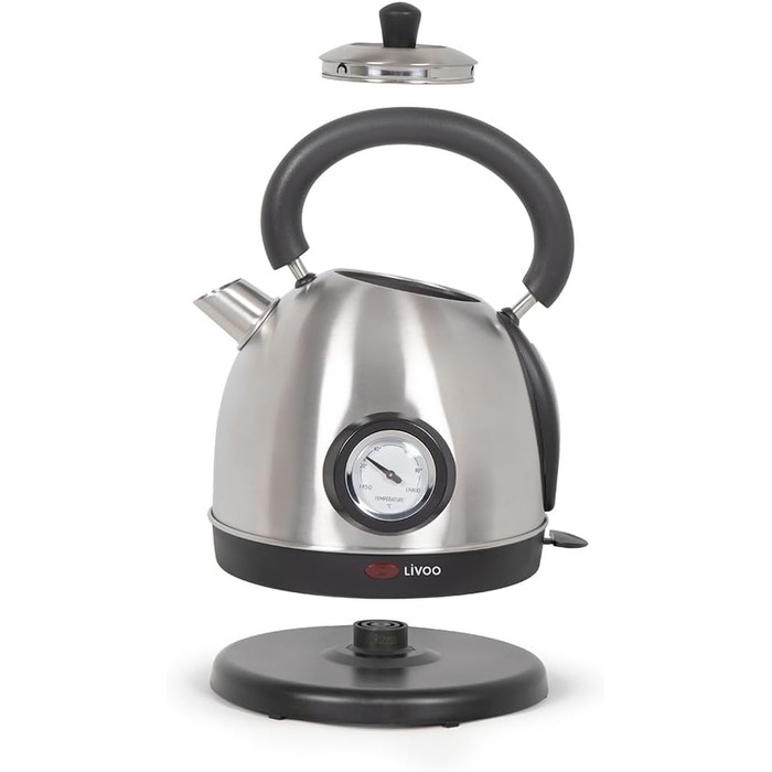 Електричний чайник 1.8л, 1800W, червоний, модель DOD157