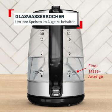 Електричний чайник Tefal KI1R0DE0 зі сталі, 1.7 л, 2200 Вт, з автоматичним вимкненням та фільтром від накипу