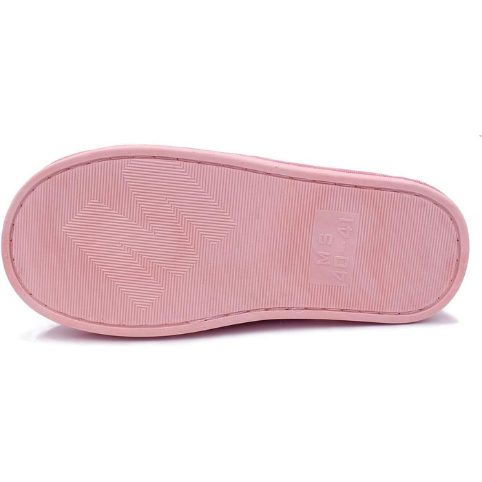 Теплі плюшеві домашні тапочки для жінок та чоловіків на зиму, антиковзкі, з штучного хутра (38/39 EU, рожеві)