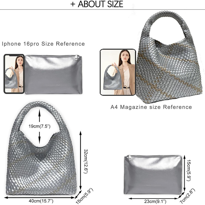 Клатч жіночий JINMANXUE B988 сріблясто-золотий вечірній, сумочка клатч