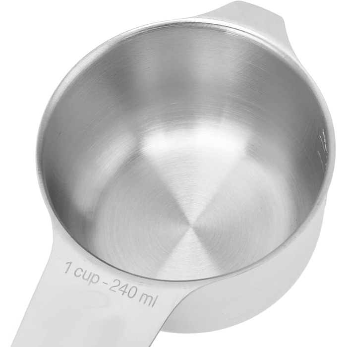 14-Piece Measuring Cup and Spoon Set, Stainless Steel Measuring Cups and Spoons, Stackable Measuring Spoons and Cups, Stackable Kitchen Tools