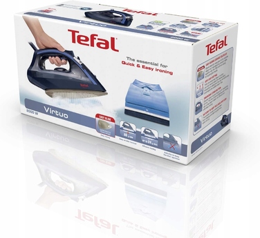 Парова праска Tefal Virtuo FV1739E0, 2000 Вт, з системою захисту від протікання