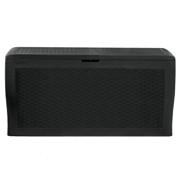Садова скриня KETER Samoa Rattan Box 270 л, антрацит