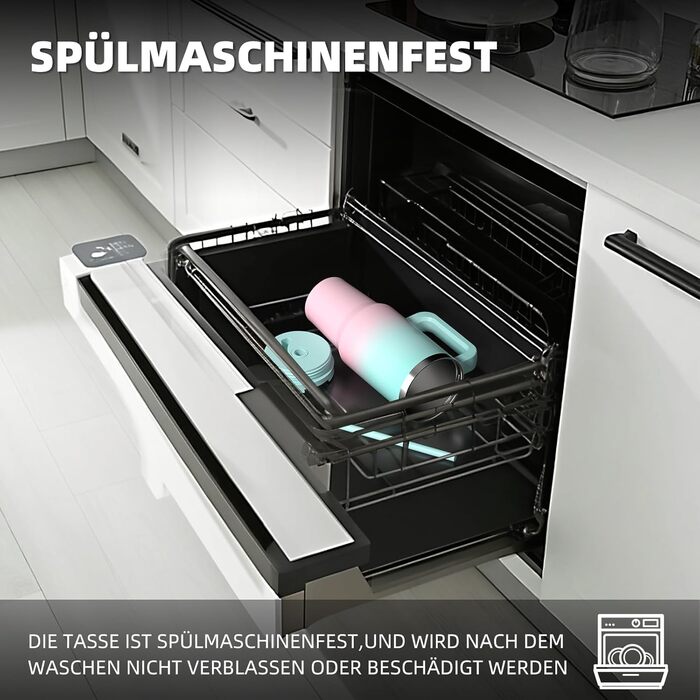 Термокружка WATERSY 1.2L з 2 трубочками, 1200 мл, витікoзахисний, вакуумна ізоляція, BPA free, ретро-зелений/бонбон-рожевий