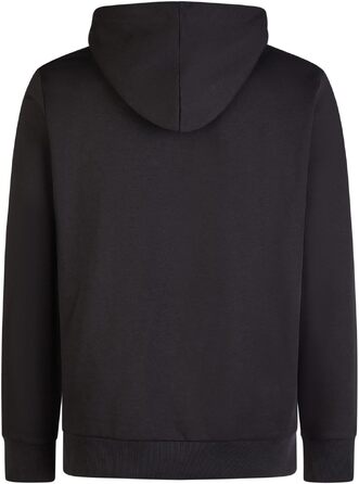 Чоловіча толстовка з капюшоном Tom Tailor Regular Fit з принтом, колір Almost Black (XXL)