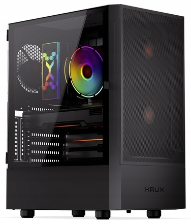 Корпус для ПК Krux Nadir Midi Tower ATX, вікно, чорний